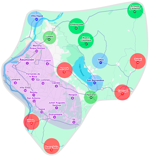 Mapa de Cobertura