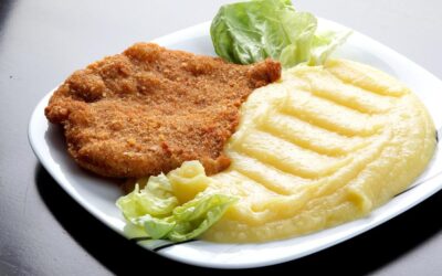 Milanesa con Puré de Papas