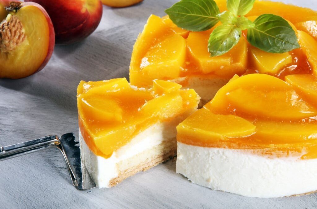 Cheesecake de durazno