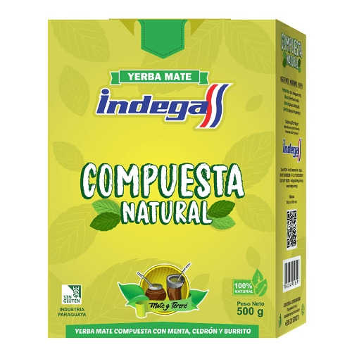 YERBA INDEGA COMPUESTA NATURAL CAJA 500g