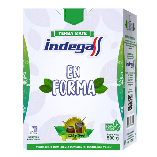 YERBA INDEGA EN FORMA CAJA 500g