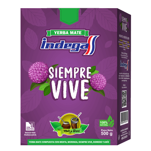 YERBA INDEGA SIEMPRE VIVE CAJA 500g