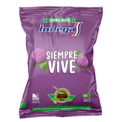 YERBA INDEGA SIEMPRE VIVE PLÁSTICA 500g